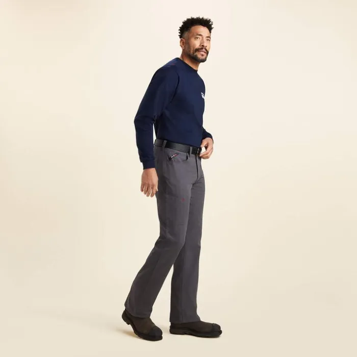 Pants and Shorts Men Ariat FR M4 Relaxed Crossfire Straight Pant Iron Grey