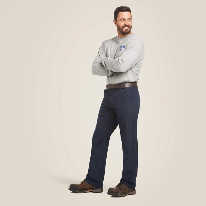 Pants and Shorts Men Ariat FR M4 Relaxed DuraLight Ripstop Boot Cut Pant Navy Pants and Shorts Men Ariat FR M4 Relaxed DuraLight Ripstop Boot Cut Pant Navy