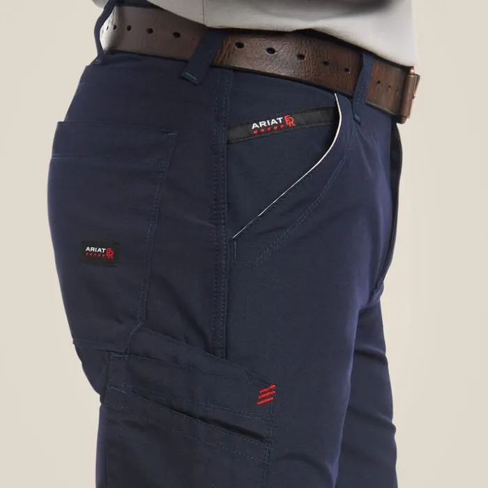Pants and Shorts Men Ariat FR M4 Relaxed DuraLight Ripstop Boot Cut Pant Navy Pants and Shorts Men Ariat FR M4 Relaxed DuraLight Ripstop Boot Cut Pant Navy