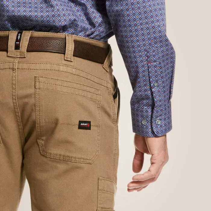Pants and Shorts Men Ariat FR M5 Stretch DuraLight Canvas Stackable Straight Leg Pant Field Khaki Pants and Shorts Men Ariat FR M5 Stretch DuraLight Canvas Stackable Straight Leg Pant Field Khaki