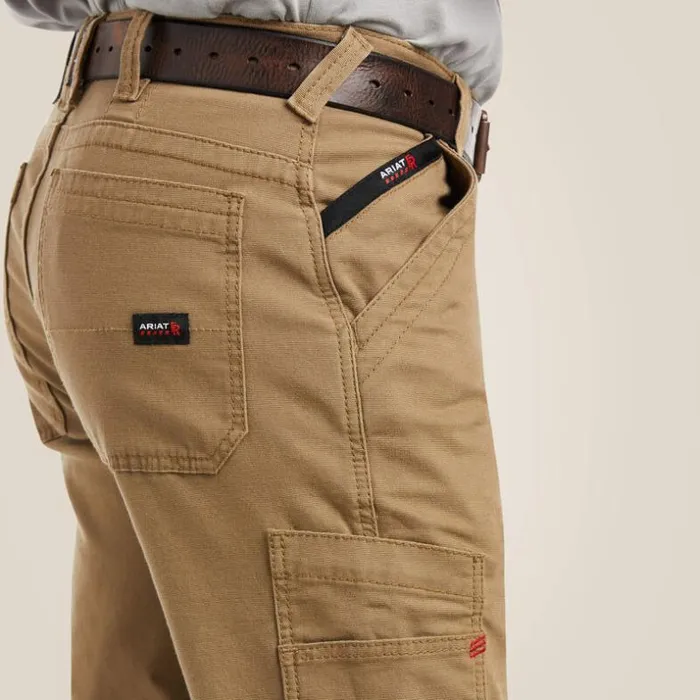 Pants and Shorts Men Ariat FR M5 Stretch DuraLight Canvas Stackable Straight Leg Pant Field Khaki Pants and Shorts Men Ariat FR M5 Stretch DuraLight Canvas Stackable Straight Leg Pant Field Khaki