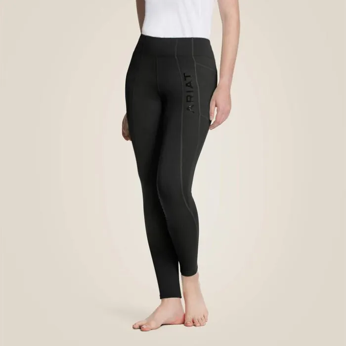 Pants and Shorts Women Ariat Attain Knee Patch Grip Tight Black