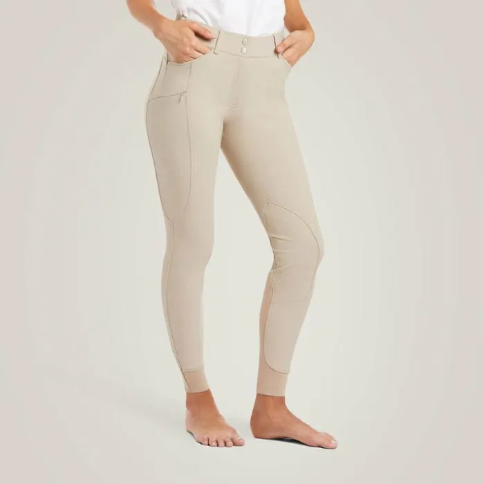Pants and Shorts Women Ariat Prelude Knee Patch Breech Olympia Tan