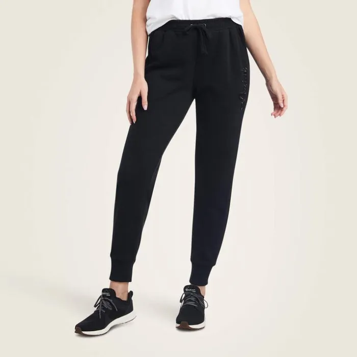 Pants and Shorts Women Ariat REAL Jogger Sweatpants Black