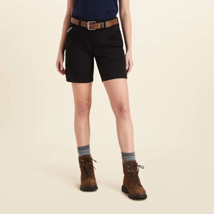 Pants and Shorts Women Ariat Rebar DuraStretch Made Tough Short Black