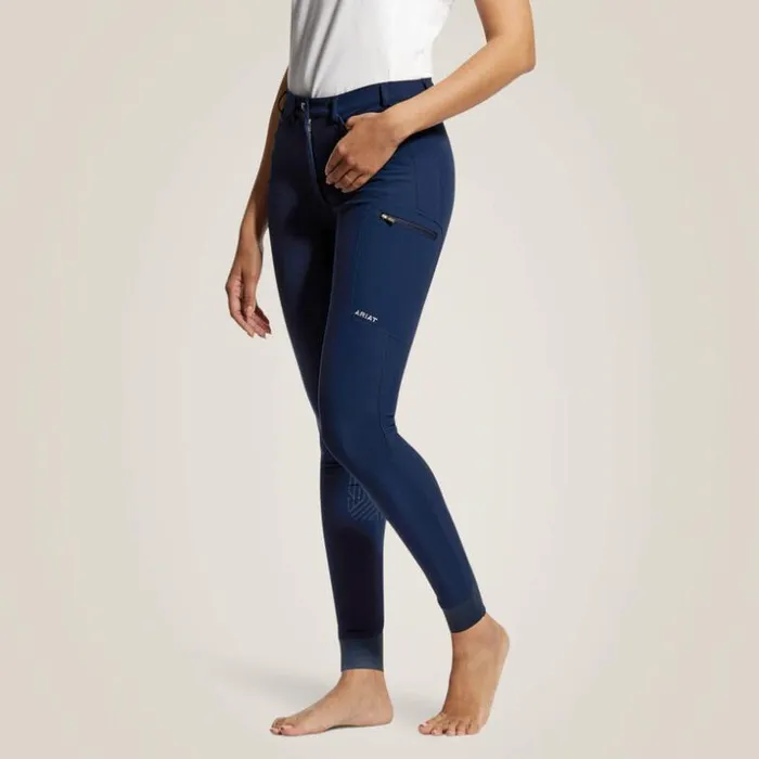Pants and Shorts Women Ariat Triton Grip Knee Patch Breech Navy