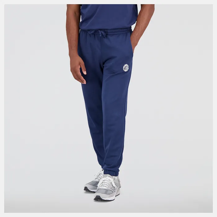 Pants New Balance Men NB Hoops Fundamentals Pant NB NAVY