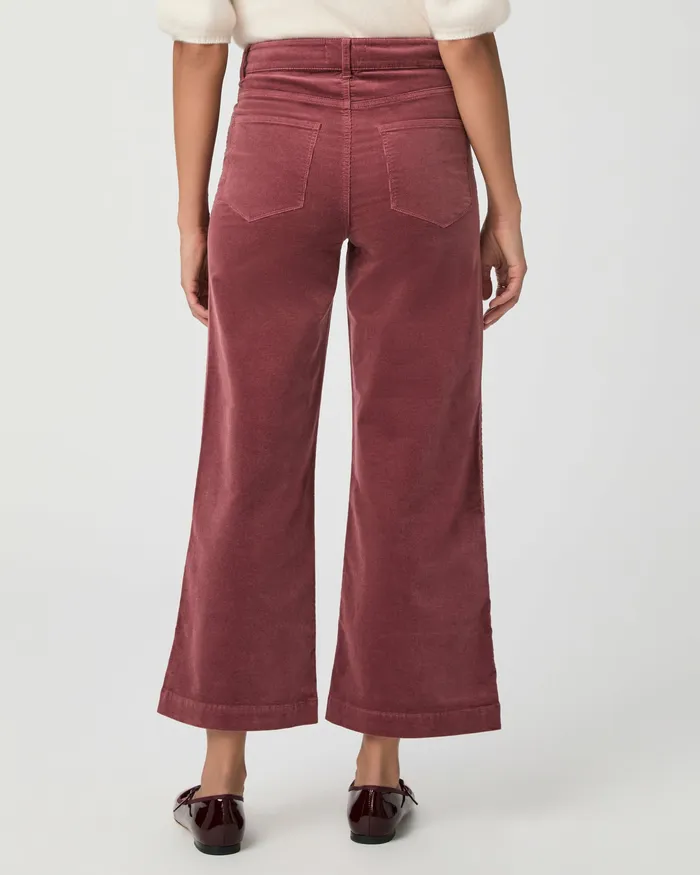 Pants PAIGE Women Anessa Wide Leg Pant 8211 Rose Tea Corduroy Pants PAIGE Women Anessa Wide Leg Pant 8211 Rose Tea Corduroy
