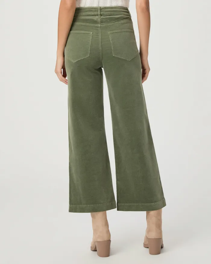 Pants Women Anessa Wide Leg Pant 8211 Aloe Corduroy PAIGE Pants Women Anessa Wide Leg Pant 8211 Aloe Corduroy PAIGE
