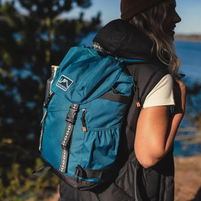 Passenger Backpacks and Bags Boondocker Recycled 26L Backpack Ash Blue Ash Blue 8211 WomenMen