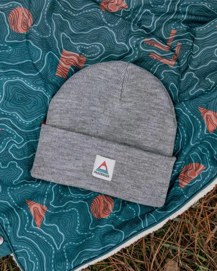 Passenger Beanies Core Recycled LowTop Beanie Grey Marl Grey Marl 8211 WomenMen Passenger Beanies Core Recycled LowTop Beanie Grey Marl Grey Marl 8211 WomenMen
