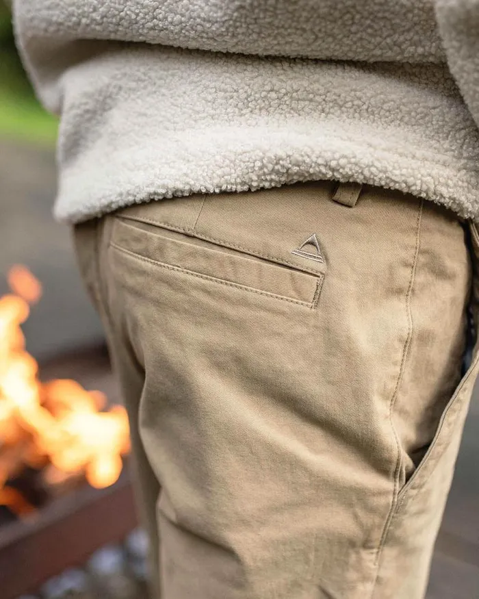 Passenger Bottoms 365 Organic Cotton Trouser Chinchilla Brown Chinchilla Brown 8211 Men