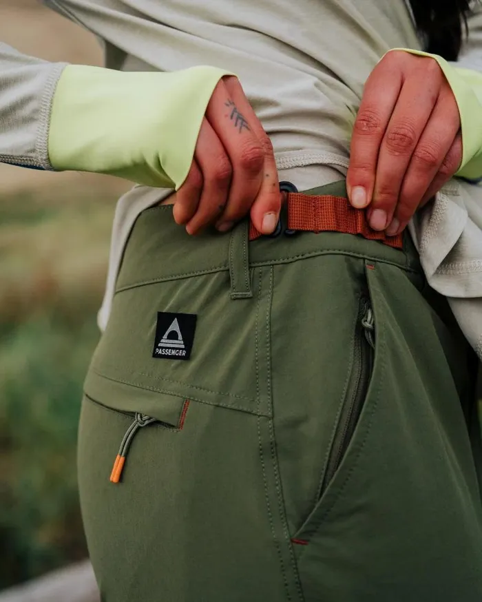Passenger Bottoms 365 Trail Roll Up Trouser Khaki Khaki 8211 Women