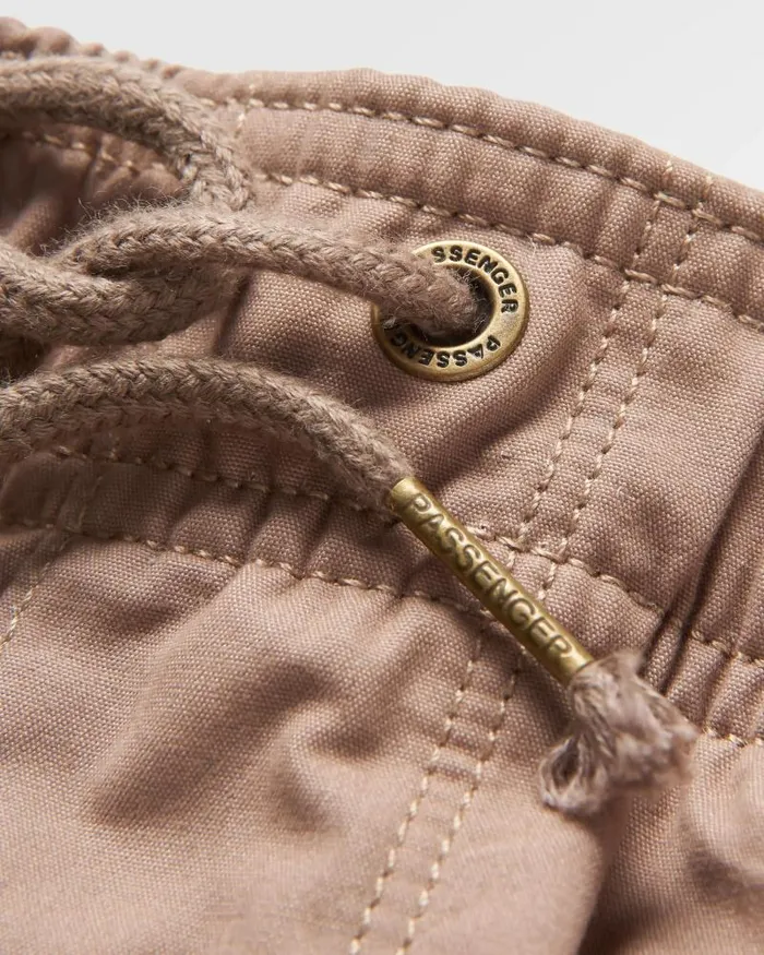 Passenger Bottoms Drifter Organic Twill Short Taupe Taupe 8211 Men