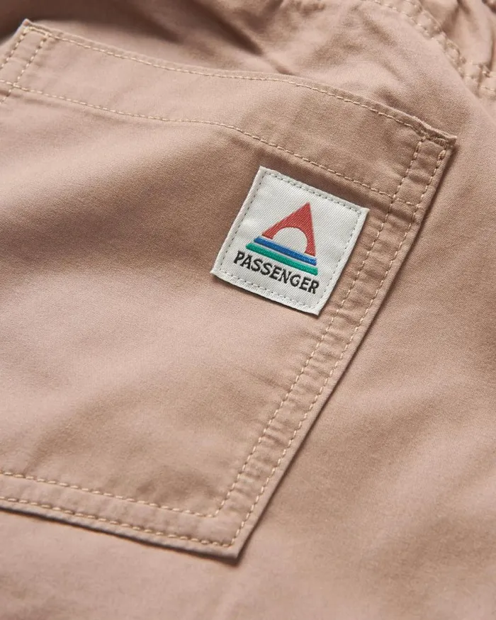 Passenger Bottoms Drifter Organic Twill Short Taupe Taupe 8211 Men