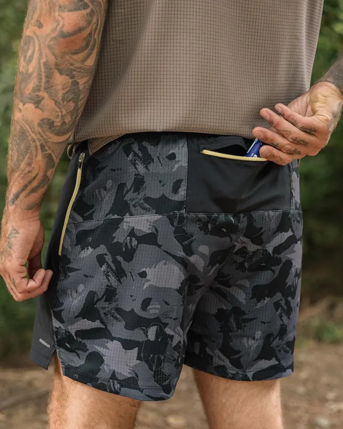 Passenger Bottoms Exploration Trail Recycled Shorts Black Black 8211 Men