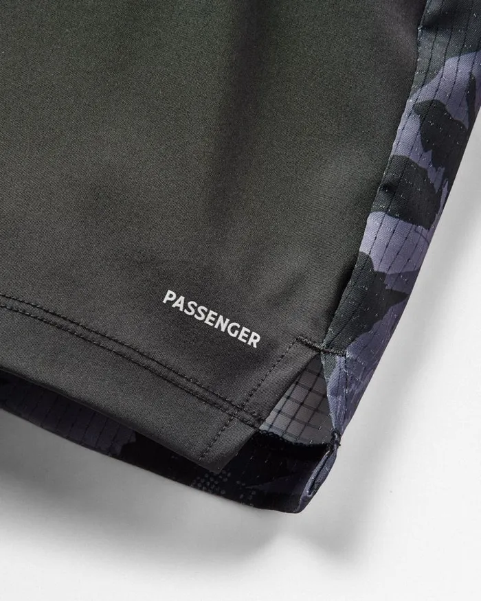 Passenger Bottoms Exploration Trail Recycled Shorts Black Black 8211 Men