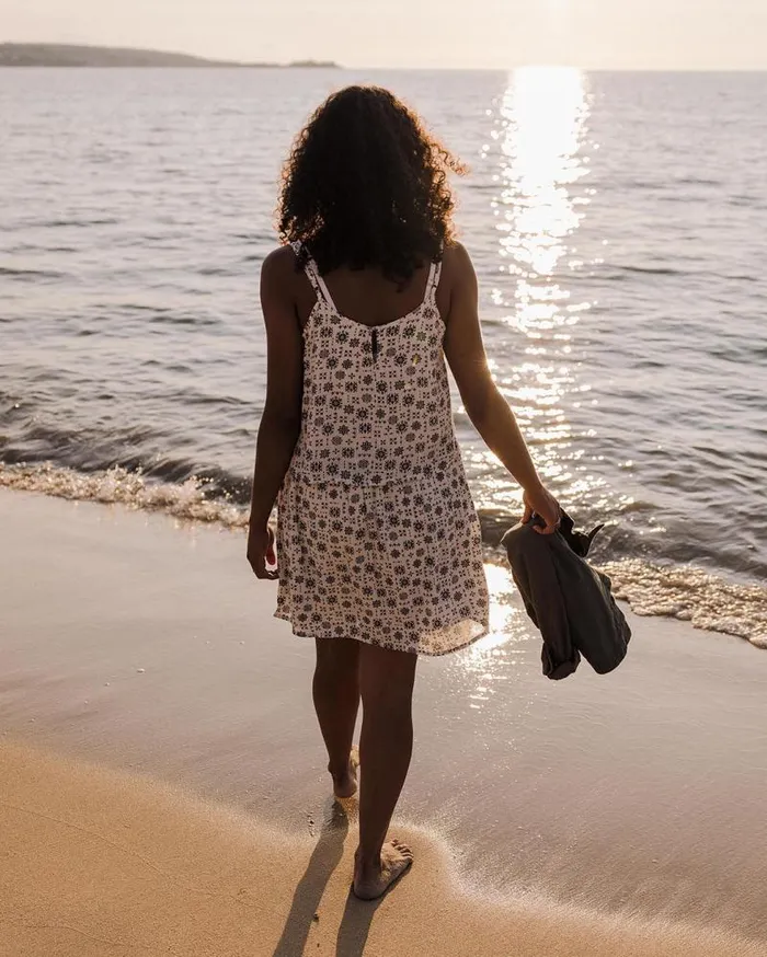 Passenger Bottoms Floaty Layered Dress Simple Tile Ivory Simple Tile Ivory 8211 Women