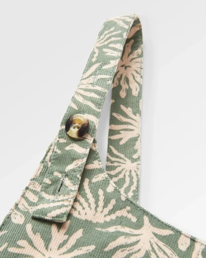 Passenger Bottoms Meadows Organic Cotton Cord Dungarees Seaweed Pistachio Seaweed Pistachio 8211 Women