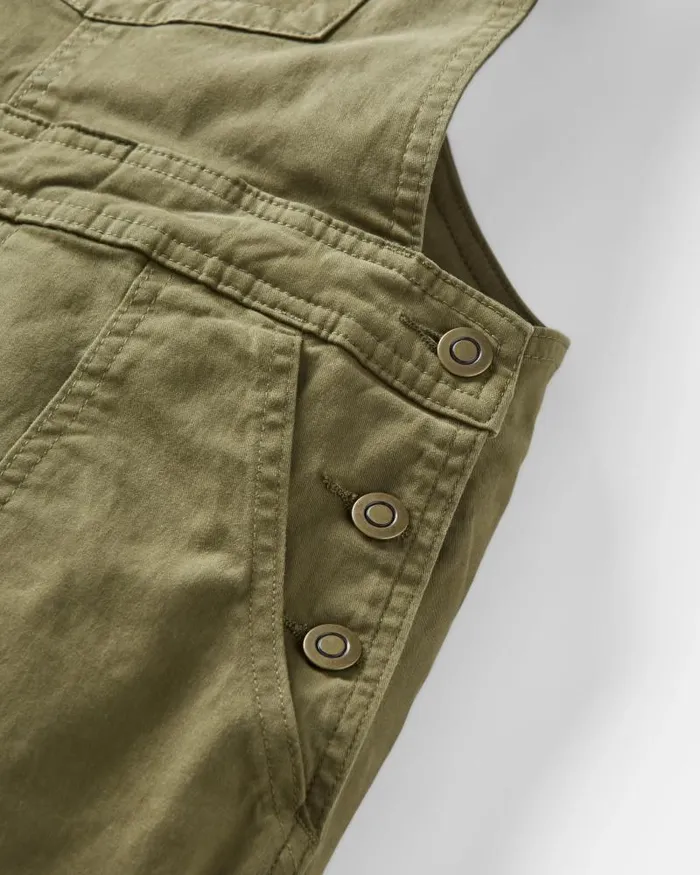 Passenger Bottoms Roamist Organic Cotton Dungarees Khaki Khaki 8211 Women