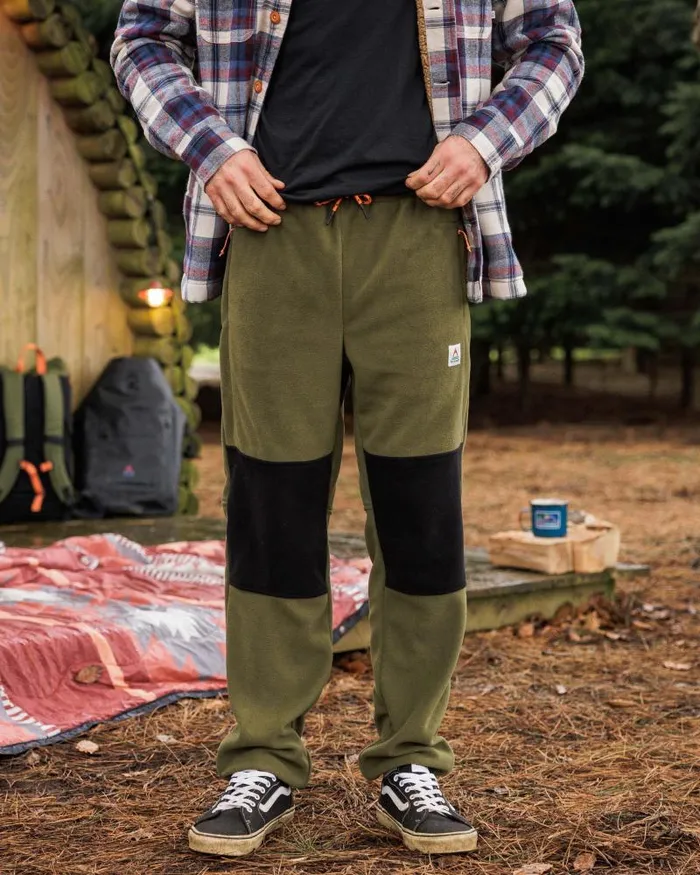 Passenger Bottoms Set Off Recycled Polar Fleece Jogger True Black Khaki True Black Khaki 8211 Men Passenger Bottoms Set Off Recycled Polar Fleece Jogger True Black Khaki True Black Khaki 8211 Men
