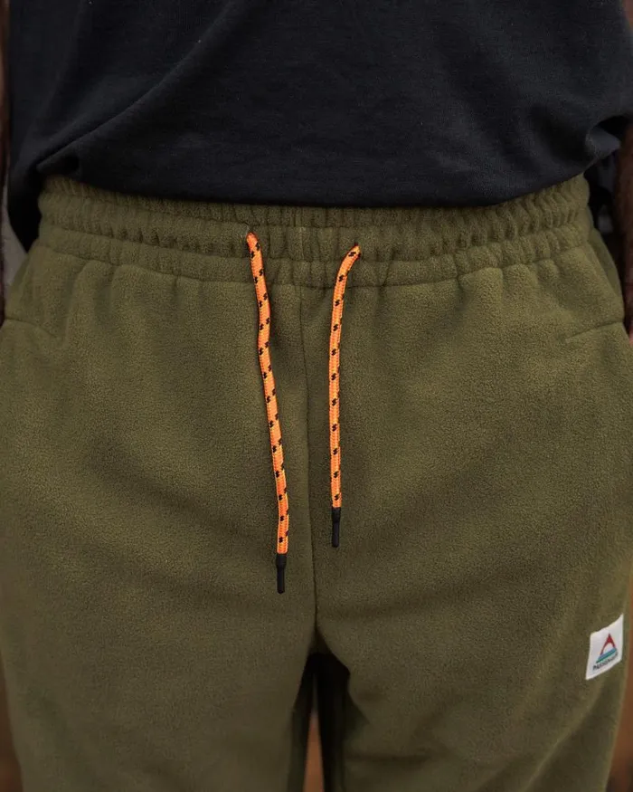Passenger Bottoms Set Off Recycled Polar Fleece Jogger True Black Khaki True Black Khaki 8211 Men