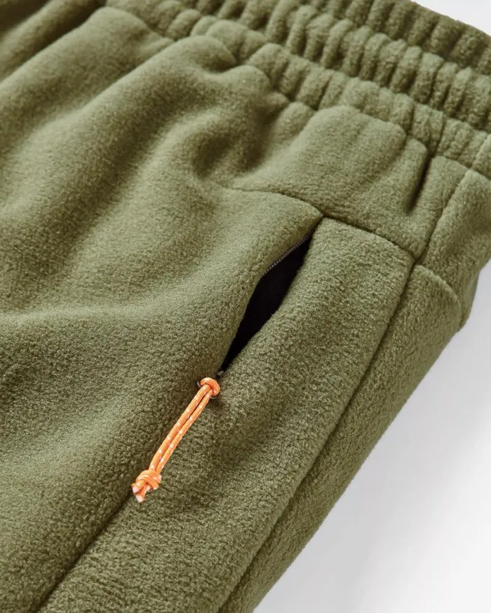 Passenger Bottoms Set Off Recycled Polar Fleece Jogger True Black Khaki True Black Khaki 8211 Men