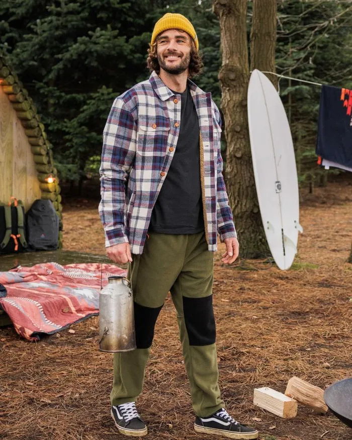 Passenger Bottoms Set Off Recycled Polar Fleece Jogger True Black Khaki True Black Khaki 8211 Men