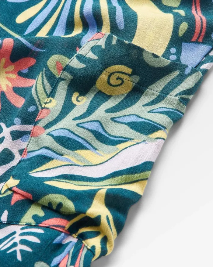 Passenger Bottoms Thimbleberry Jumpsuit Abstract Seaweed Tidal Blue Abstract Seaweed Tidal Blue 8211 Women