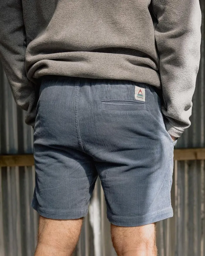 Passenger Bottoms Topanga Cord Shorts Stone Blue Stone Blue 8211 Men