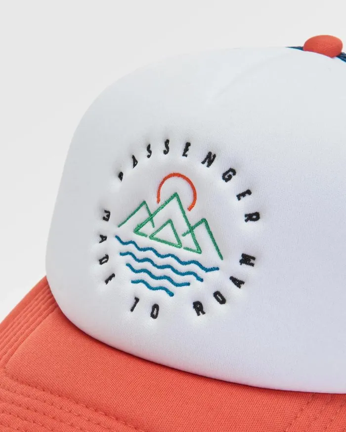 Passenger Caps and Hats Escapism Snapback Trucker Cap Moonlight BlueRed Spice Moonlight Bluered Spice 8211 WomenMen