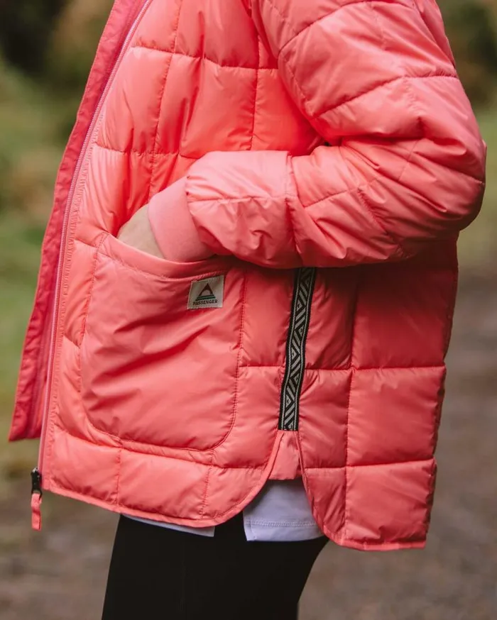 Passenger Jackets Lorelei Oversized Insulated Jacket Shell Pink Shell Pink 8211 Women