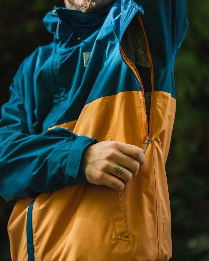 Passenger Jackets Season Water Resistant Recycled Jacket Corsair Blue Apricot Corsair Blue Apricot 8211 Men