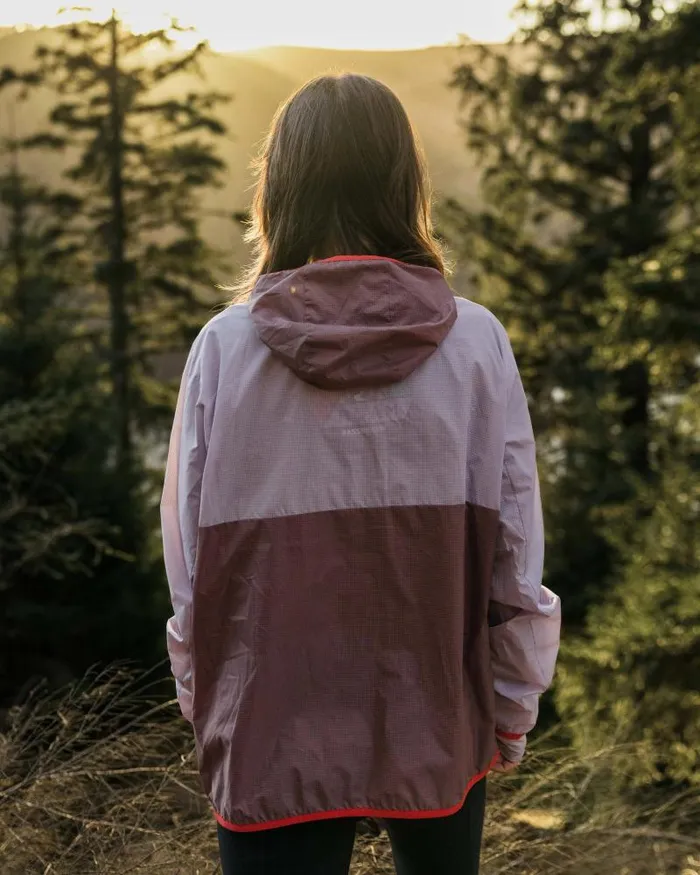 Passenger Jackets Viento Recycled Windshell Smock Lilac MistGrape Lilac Mistgrape 8211 Women