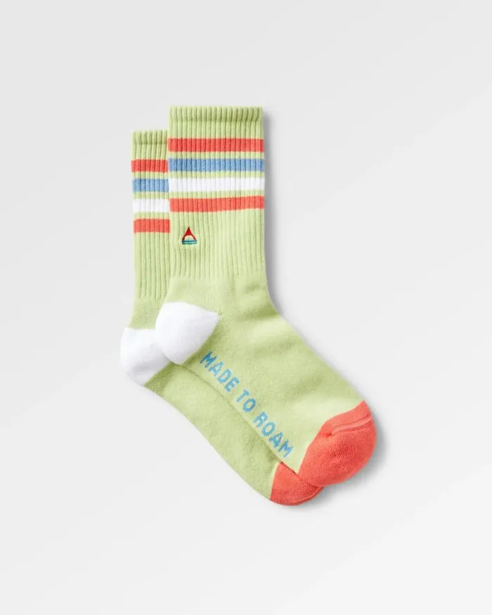 Passenger Socks Organic Midweight Crew Socks Green Fig Green Fig 8211 Women