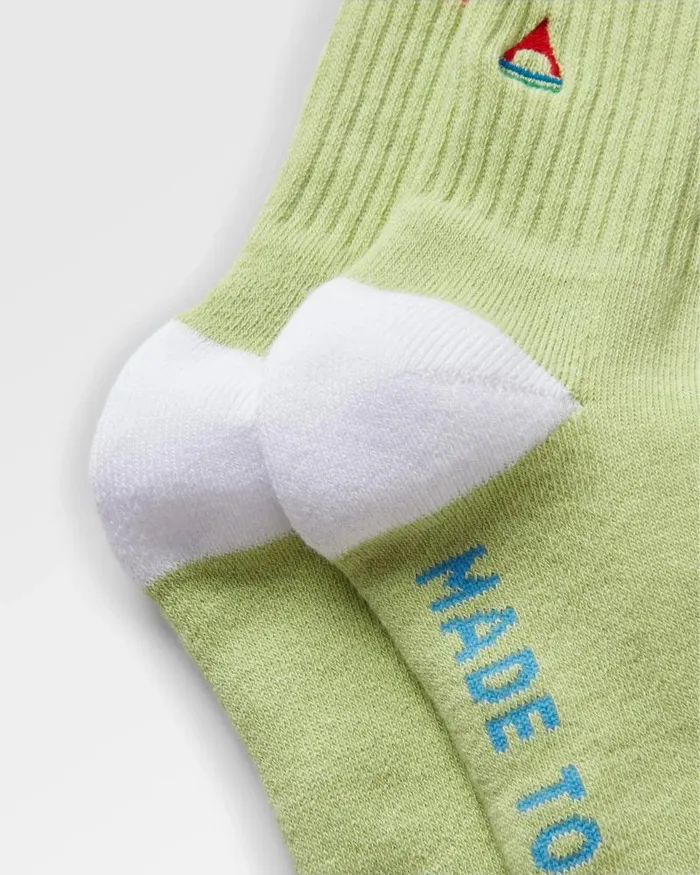 Passenger Socks Organic Midweight Crew Socks Green Fig Green Fig 8211 Women