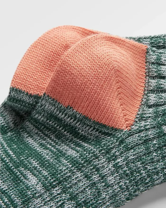Passenger Socks Organic Midweight Rib Socks Deep Ocean Deep Ocean 8211 Women