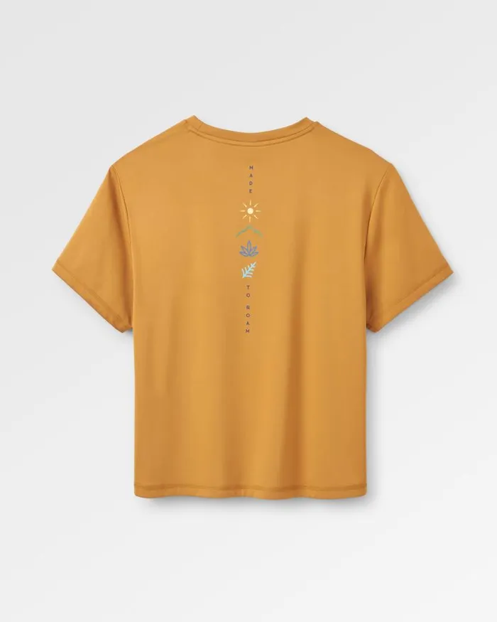 Passenger Tops Align Active Recycled TShirt Dusty Ochre Dusty Ochre 8211 Women