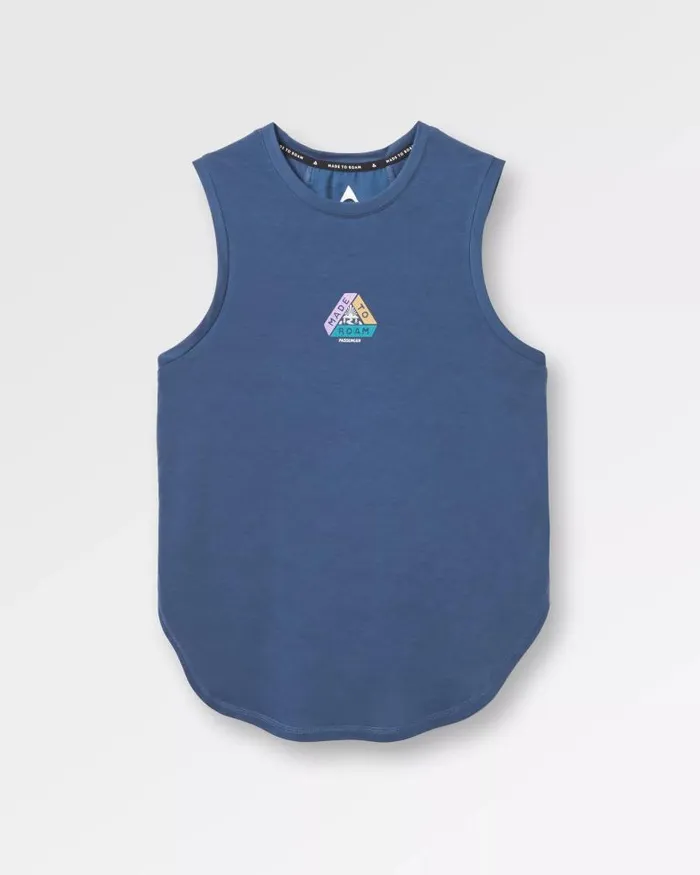Passenger Tops Asana Recycled Active Vest Dark Denim Dark Denim 8211 Women