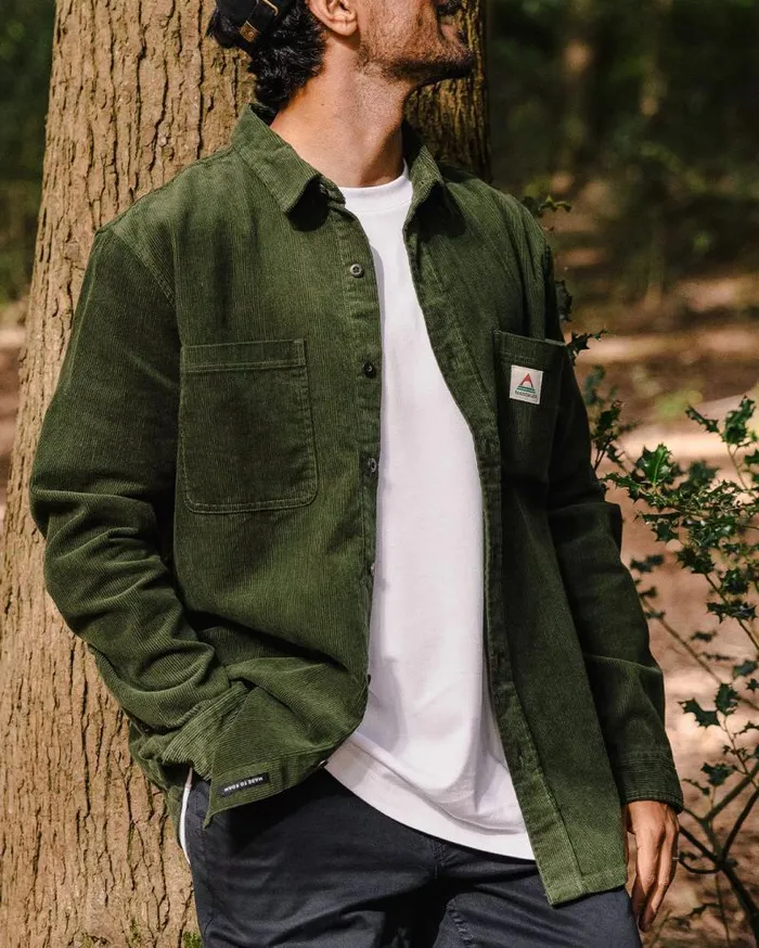 Passenger Tops Backcountry Cord Shirt Fir Tree Fir Tree 8211 Men