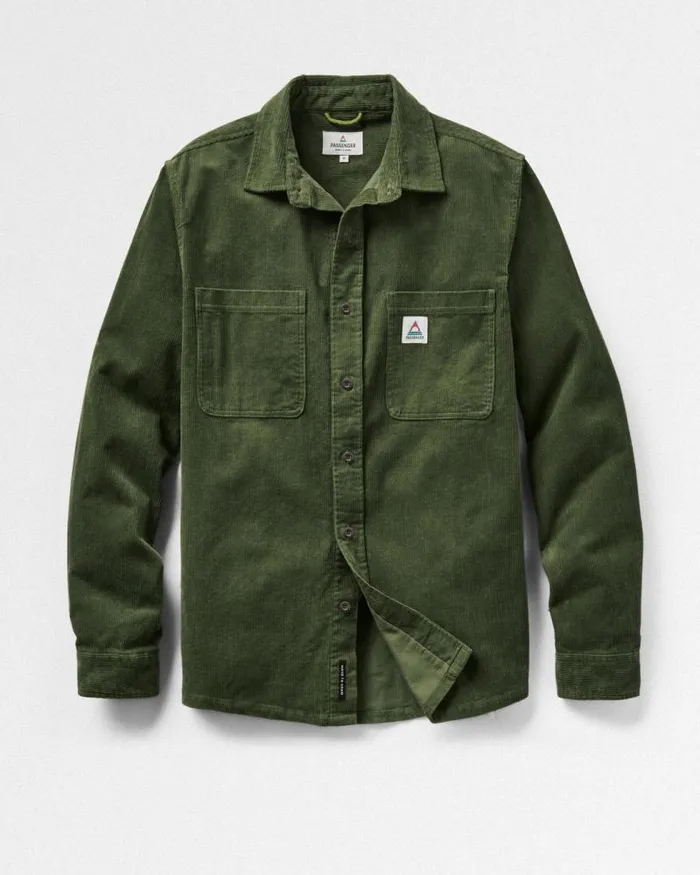 Passenger Tops Backcountry Cord Shirt Fir Tree Fir Tree 8211 Men