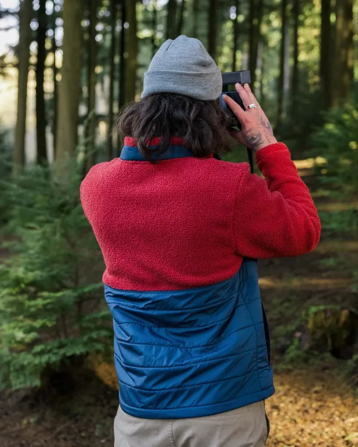 Passenger Tops Born Explorer Recycled PolarLined Sherpa Fleece Cardinal Cardinal 8211 Men