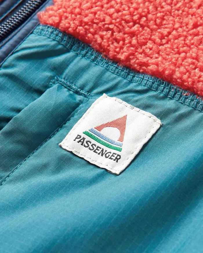 Passenger Tops Born Explorer Recycled PolarLined Sherpa Fleece Cardinal Cardinal 8211 Men