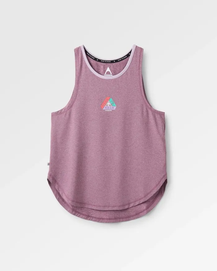 Passenger Tops Breezy Recycled Active Vest Berry Marl Berry Marl 8211 Women