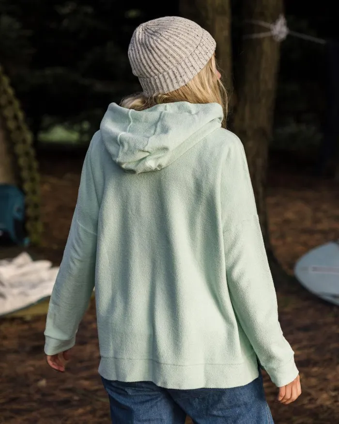 Passenger Tops Clove Organic Cotton Textured Hoodie Surf Spray Surf Spray 8211 Women