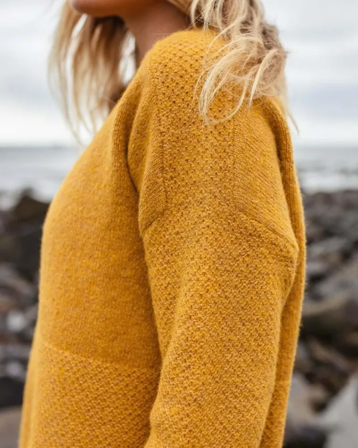 Passenger Tops Cove Recycled Knitted Jumper Amber Gold Amber Gold 8211 Women