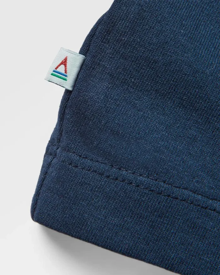 Passenger Tops Distance Recycled Relaxed Fit LS TShirt Deep Navy Deep Navy 8211 Men