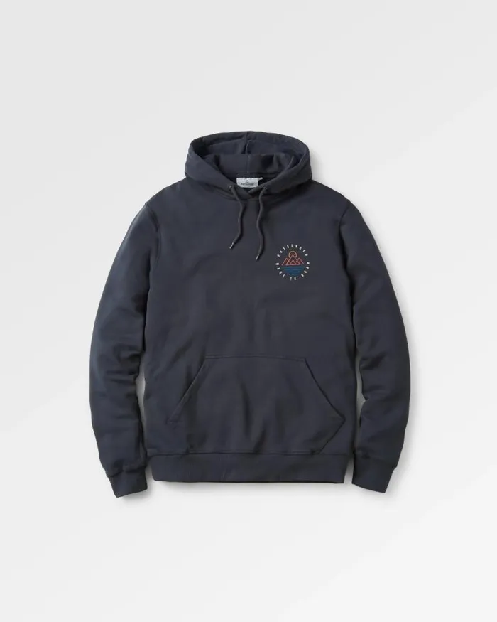 Passenger Tops Escapism Recycled Cotton Hoodie Black Black 8211 Men