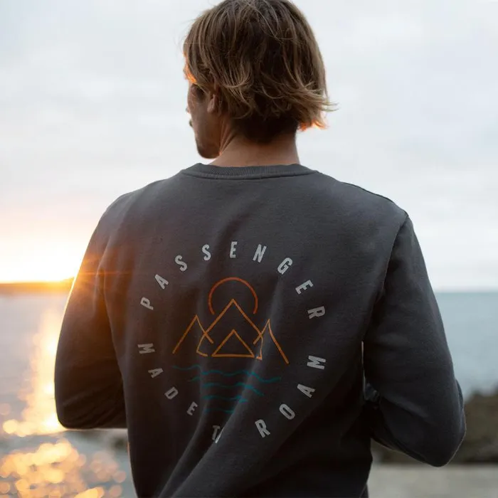Passenger Tops Escapism Recycled Sweatshirt Faded Black Faded Black 8211 Men