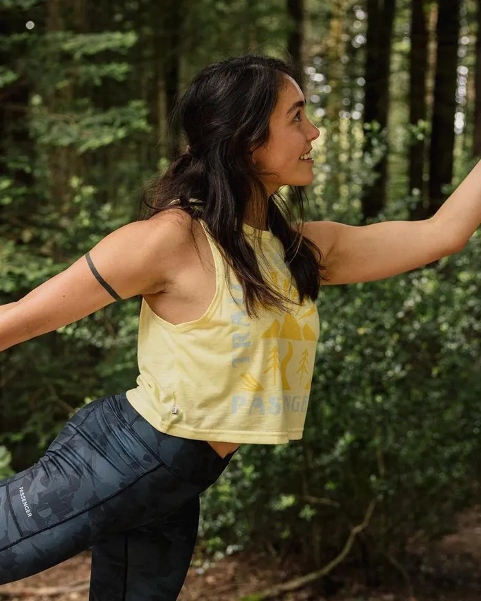 Passenger Tops Exhale Active Recycled Vest Hazy Yellow Hazy Yellow 8211 Women